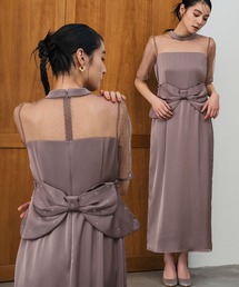 【美品】シースルー ブラウン パーティードレス 楽天市場】シースルー（カラーブラウン）（ドレス｜レディース