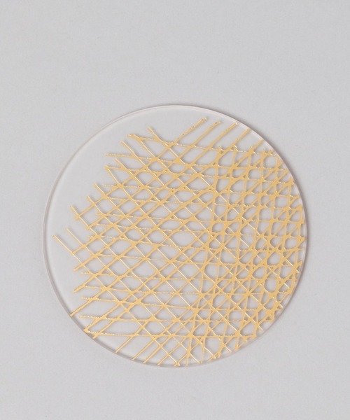 TODAY'S SPECIAL（トゥデイズスペシャル）の「【toumei】箔コースター/344162（ランチョンマット/テーブルウェア・レディース・ホワイト系その他2/その他4/ホワイト系その他/オフホワイト・FREE）」の4枚目の写真