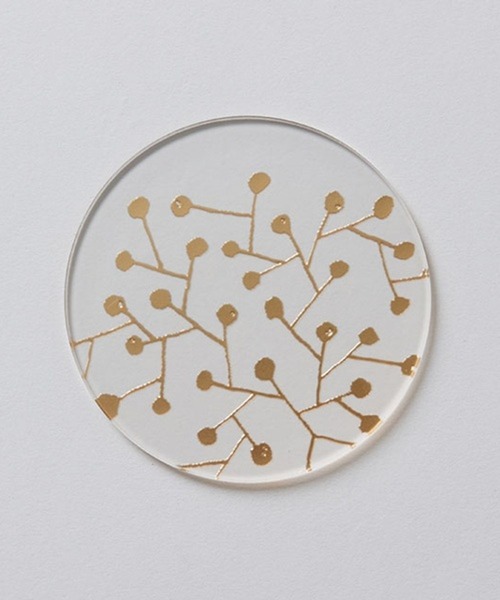 TODAY'S SPECIAL（トゥデイズスペシャル）の「【toumei】箔コースター/344162（ランチョンマット/テーブルウェア・レディース・ホワイト系その他2/その他4/ホワイト系その他/オフホワイト・FREE）」の3枚目の写真