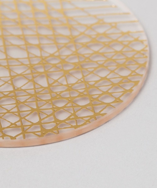 TODAY'S SPECIAL（トゥデイズスペシャル）の「【toumei】箔コースター/344162（ランチョンマット/テーブルウェア・レディース・ホワイト系その他2/その他4/ホワイト系その他/オフホワイト・FREE）」の5枚目の写真