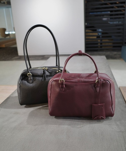 mysty woman(ミスティウーマン)の「【story. 】スイッチハンドルボストン 572846(ハンドバッグ・レディース・ブラック/ボルドー/モカ/クリーム・FREE)」の6枚目の写真