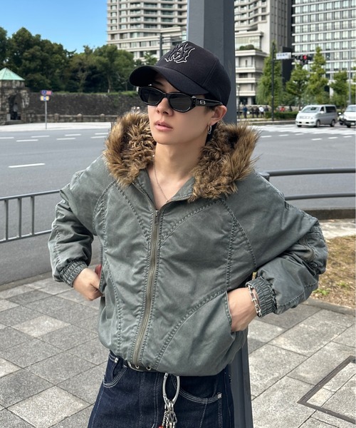 ジャケット・アウター ADAMASTE vintage make short fur jacket vintage make short fur jacket - ヴィンテージメイクショートファー