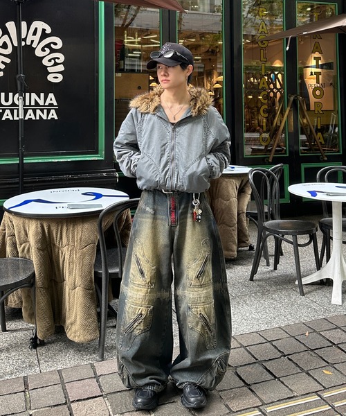 ジャケット・アウター ADAMASTE vintage make short fur jacket vintage make short fur jacket - ヴィンテージメイクショートファー