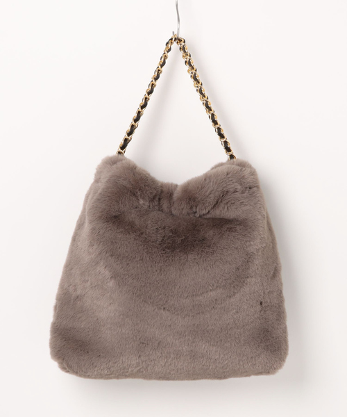 qualite（カリテ）の「【VIOLA’ORO】ELMO チェーントートバッグ（トートバッグ・レディース・グレー・フリー）」の2枚目の写真