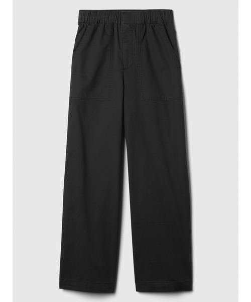 GAP（ギャップ）の「ハイライズ プリント イージーウエスト ワイド カーキパンツ（チノパンツ・レディース・ベージュ/ブラック・XS/S/XXS/M/L）」の4枚目の写真