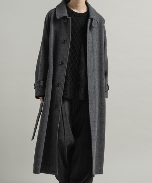 Wool melton bal collar coat / ウールメルトンバルカラーコート