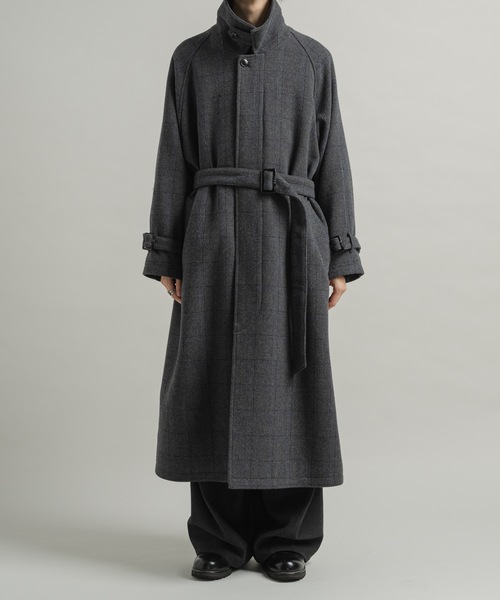 ウールメルトンバルカラーコート セール】Wool melton bal collar coat / ウールメルトンバルカラー