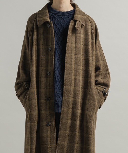 セール】Wool melton bal collar coat / ウールメルトンバルカラー