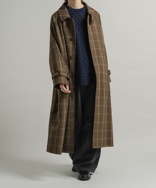 セール】Wool melton bal collar coat / ウールメルトンバルカラー