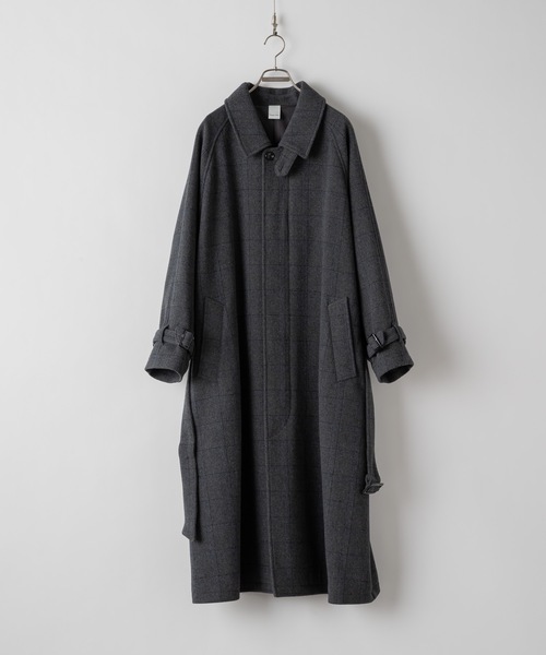 セール】Wool melton bal collar coat / ウールメルトンバルカラー