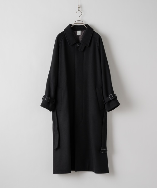 Wool melton bal collar coat / ウールメルトンバルカラーコート