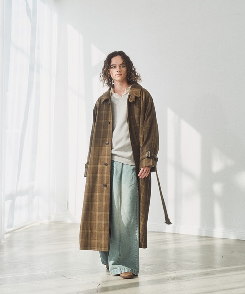 Wool melton bal collar coat / ウールメルトンバルカラーコート