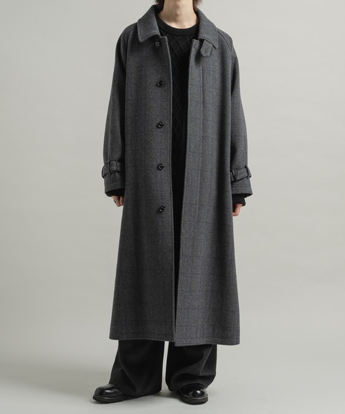Wool melton bal collar coat / ウールメルトンバルカラーコート