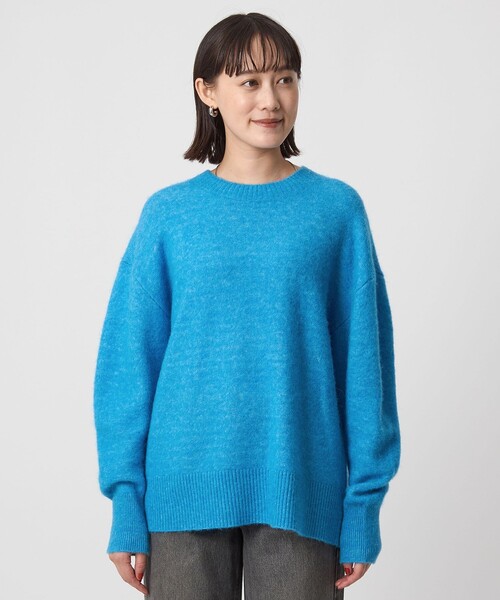 セール】アルパカブレンド クルーネック プルオーバー ニット（ニット