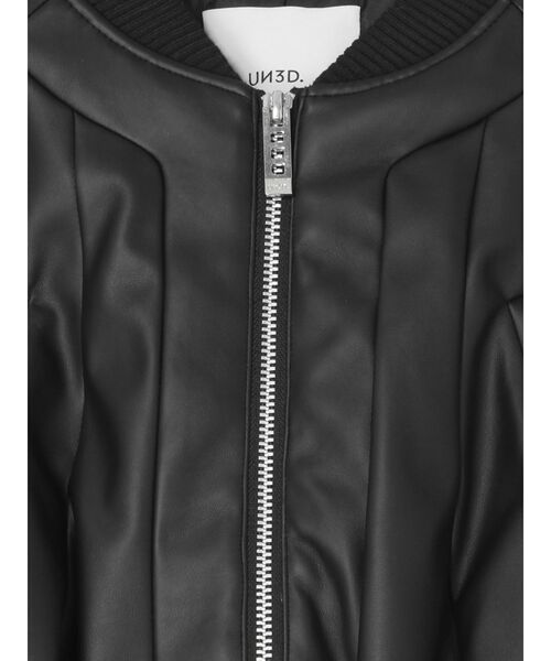 UN3D.（アンスリード）の「VOLUME GATHER SHORT BZ / ボリュームギャザーショートブルゾン（ブルゾン・レディース・ブラック・36/38）」の14枚目の写真
