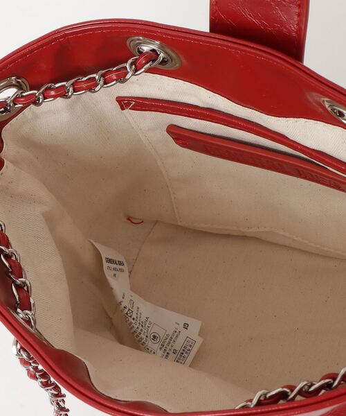 GENERAL IDEA（ジェネラルアイデア）の「GENERAL IDEA/ジェネラルアイディア eco leather tote bag トートバッグ（トートバッグ・レディース・レッド・FREE）」の6枚目の写真