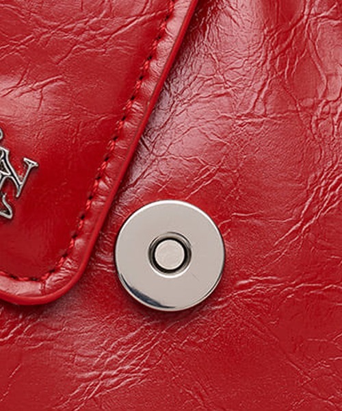 GENERAL IDEA（ジェネラルアイデア）の「GENERAL IDEA/ジェネラルアイディア eco leather tote bag トートバッグ（トートバッグ・レディース・レッド・FREE）」の2枚目の写真