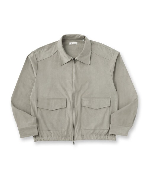 tk.TAKEO KIKUCHI(ティーケータケオキクチ)の「フェイクスエードシャツアウター(ブルゾン・メンズ・ブラック/ライトグレー/ダークブラウン・03/02/01)」の4枚目の写真