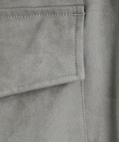 tk.TAKEO KIKUCHI(ティーケータケオキクチ)の「フェイクスエードシャツアウター(ブルゾン・メンズ・ブラック/ライトグレー/ダークブラウン・03/02/01)」の12枚目の写真