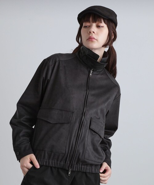 tk.TAKEO KIKUCHI(ティーケータケオキクチ)の「フェイクスエードシャツアウター(ブルゾン・メンズ・ブラック/ライトグレー/ダークブラウン・03/02/01)」の19枚目の写真