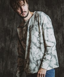 NO ID. | 【NO ID.】Uneven Print Thermal Pullover / Uneven プリント サーマル プルオーバー(Tシャツ/カットソー)