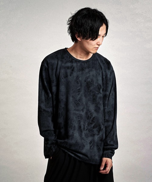 NO ID.（ノーアイディ）の「【NO ID.】Uneven Print Thermal Pullover / Uneven プリント サーマル プルオーバー（Tシャツ/カットソー・メンズ・ブラック/アイボリー・ONE SIZE）」の11枚目の写真
