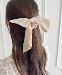 sowang（ソワン）の「チャーム付きベロアリボンシュシュ（シュシュ）」