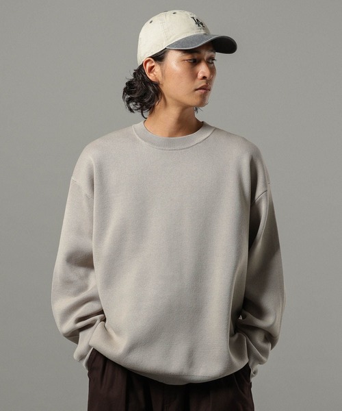 RAGEBLUE(レイジブルー)の「ハイゲージ/ジャガード編みニット(ニット/セーター・メンズ・ライトグレー/ブラウン/レッド/ブラック・MEDIUM/LARGE)」の2枚目の写真