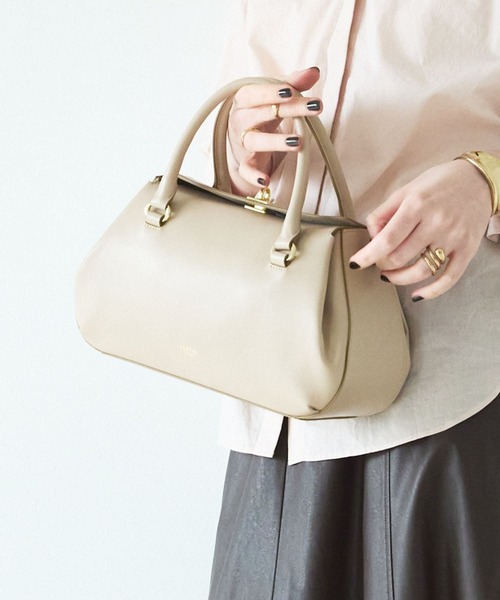 LOWELL things（ロウェル　シングス）の「【新色追加】Ronde/レザー2WAYショルダーバッグ（ショルダーバッグ・レディース・ボルドー/ブラウン/ブラック/ベージュ・フリー）」の3枚目の写真