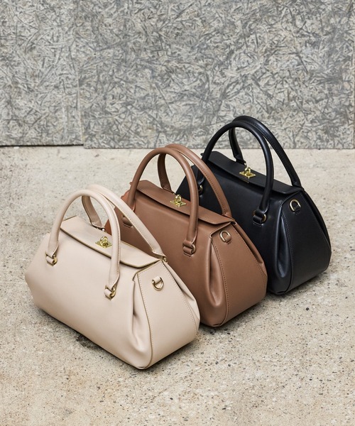 LOWELL things(ロウェル シングス)の「Ronde/レザー2WAYショルダー(ショルダーバッグ・レディース・ボルドー/ブラウン/ブラック・フリー)」の12枚目の写真