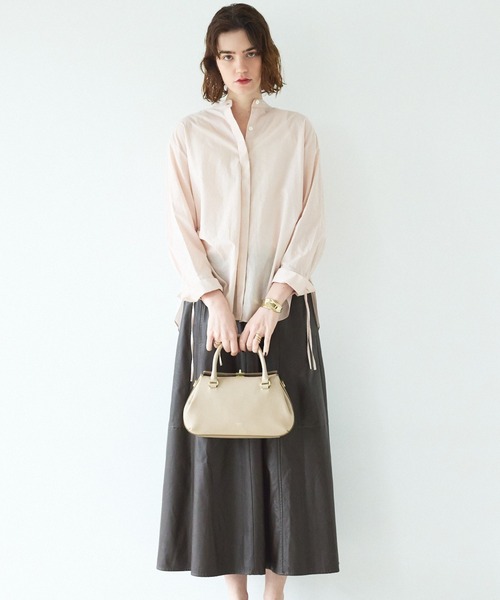 LOWELL things(ロウェル シングス)の「Ronde/レザー2WAYショルダー(ショルダーバッグ・レディース・ボルドー/ブラウン/ブラック・フリー)」の10枚目の写真