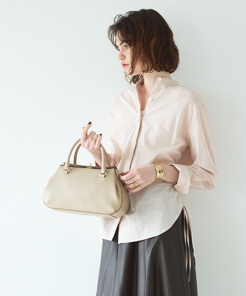 LOWELL things(ロウェル シングス)の「Ronde/レザー2WAYショルダー(ショルダーバッグ・レディース・ボルドー/ブラウン/ブラック・フリー)」の7枚目の写真