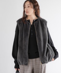 Elura | リュクスエコムートンベスト/576890(その他アウター)