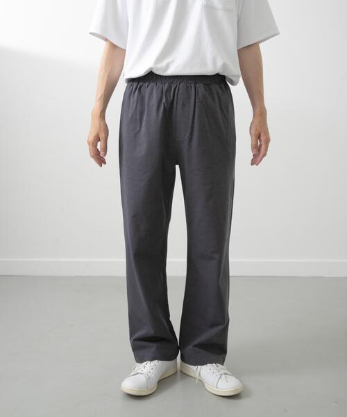 ITEMS URBANRESEARCH（アイテムズ アーバンリサーチ）の「ペーパータッチイージーパンツ（その他パンツ・メンズ・グレー/カーキ/ブラック・MEDIUM/LARGE）」の9枚目の写真
