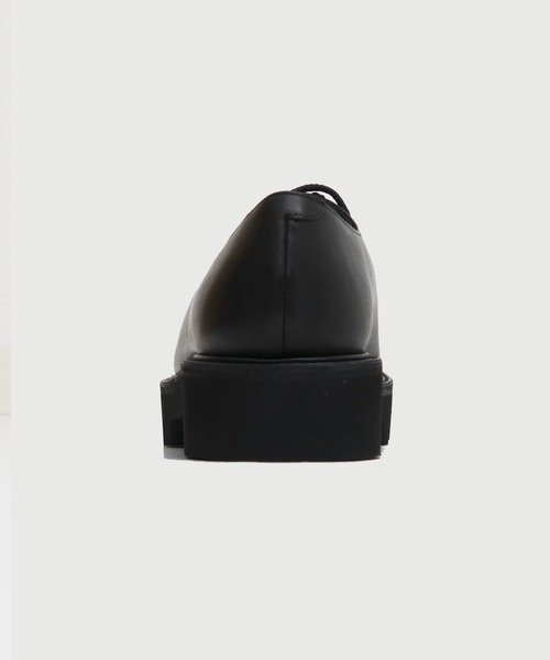 foot the coacher(フットザコーチャー)の「【foot the coacher / フットザコーチャー】 TIROLEAN SHOES(TWEETY SOLE)(モカシン/デッキシューズ・メンズ・ブラック・7h/8h/9h)」の2枚目の写真