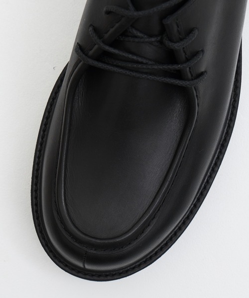 foot the coacher(フットザコーチャー)の「【foot the coacher / フットザコーチャー】 TIROLEAN SHOES(TWEETY SOLE)(モカシン/デッキシューズ・メンズ・ブラック・7h/8h/9h)」の3枚目の写真
