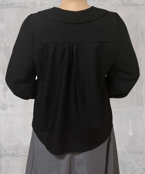 Miniministore(ミニミニストア)の「シャツブラウス ゴールドボタン ブラウス(シャツ/ブラウス・レディース・ブラック/ホワイト・FREE)」の16枚目の写真