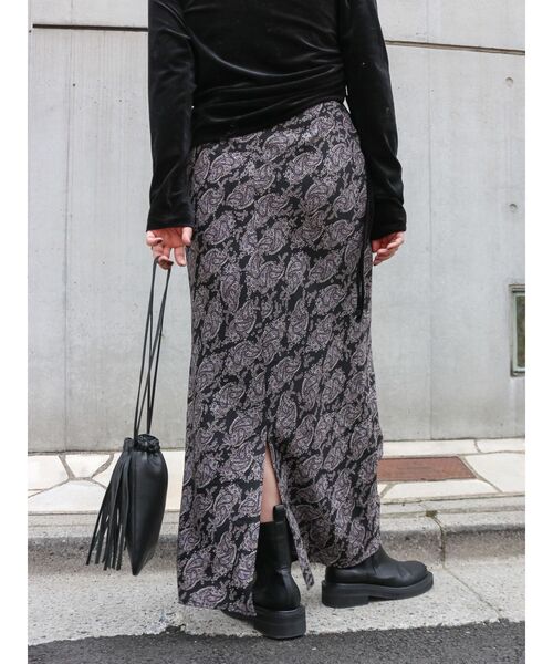 Ungrid（アングリッド）の「フラワープリントスカート（スカート・レディース・アイボリー/ブラック・FREE）」の12枚目の写真