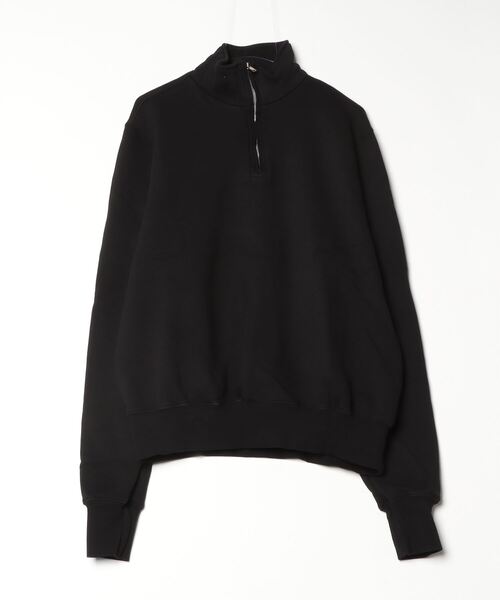 LES TIEN（レスティエン）の「LES TIEN HALF ZIP YACHT PULLOVER SWEATER (CF-1114)（スウェット・メンズ・ブラック・MEDIUM/LARGE）」の3枚目の写真