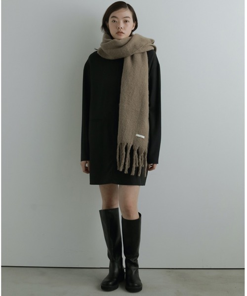 anuke（アンヌーク）の「Cocoon Mini Onepiece（ワンピース・レディース・ブラック・36inch/38inch）」の2枚目の写真