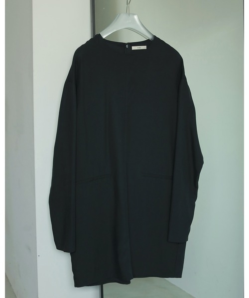 anuke（アンヌーク）の「Cocoon Mini Onepiece（ワンピース・レディース・ブラック・36inch/38inch）」の7枚目の写真