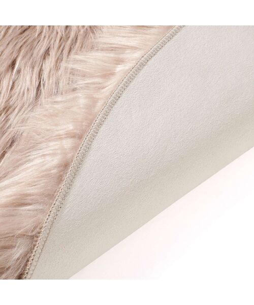 ファーモ ラウンド ラグ Φ1000 グレージュ 床暖房対応 ホット