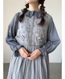 セール！ツハルバイサマンサモスモス　配色刺繍ワンピース　tsuharu セール！ツハルバイサマンサモスモス 配色刺繍ワンピース tsuharu