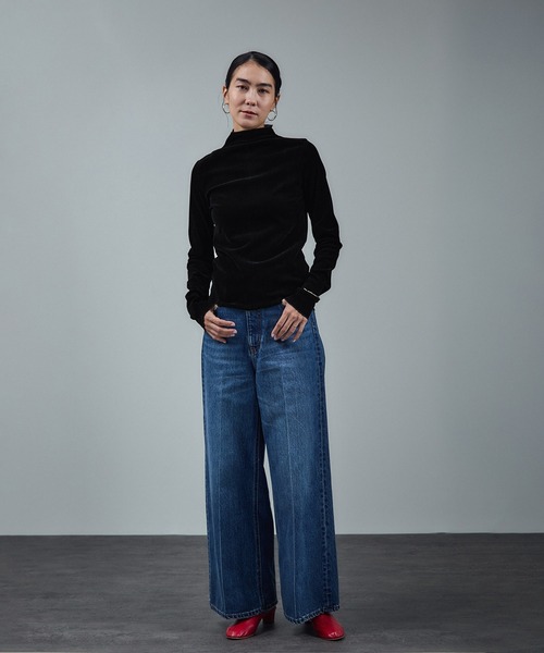 WEB限定】リュクスベロアハイネックプルオーバー 2（Tシャツ