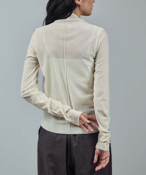 WEB限定】リュクスベロアハイネックプルオーバー 2（Tシャツ