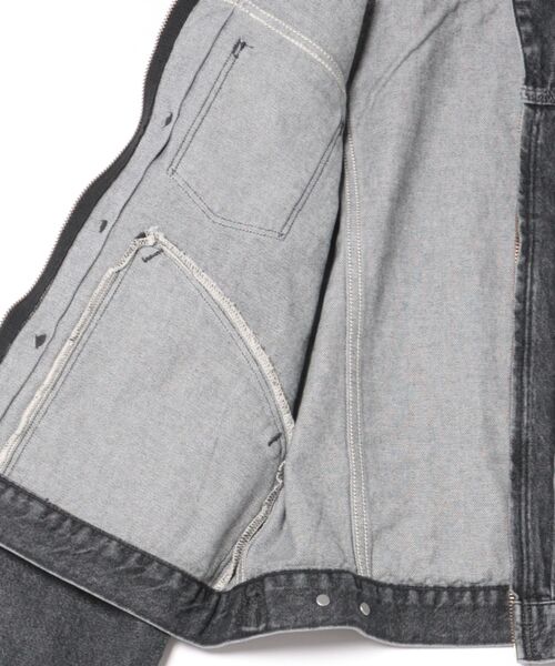 Lee(リー)の「Wrangler/ラングラー【US ORIGINAL】24MJZ デニムジャケット(デニムジャケット・メンズ・ブラック系その他・MEDIUM/LARGE/X-LARGE)」の3枚目の写真