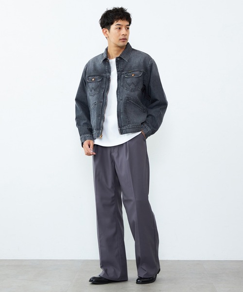 Lee(リー)の「Wrangler/ラングラー【US ORIGINAL】24MJZ デニムジャケット(デニムジャケット・メンズ・ブラック系その他・MEDIUM/LARGE/X-LARGE)」の5枚目の写真