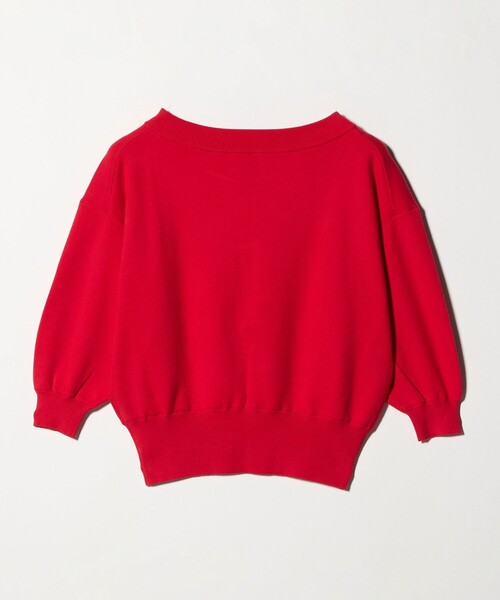 UNITED ARROWS（ユナイテッドアローズ）の「スヴィン オフネック ニット ‐ウォッシャブル‐（ニット/セーター・レディース・オフホワイト/ブラック/レッド・FREE）」の18枚目の写真