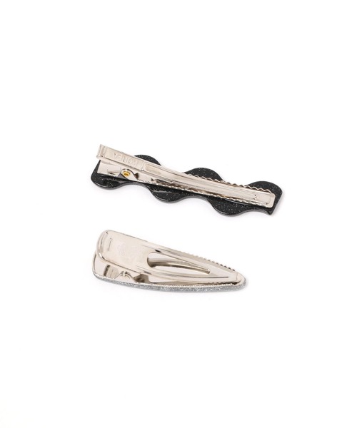 niko and...（ニコアンド）の「WAVE2SETヘアクリップ（バレッタ/ヘアクリップ・レディース・ブラック/グレー・0）」の3枚目の写真