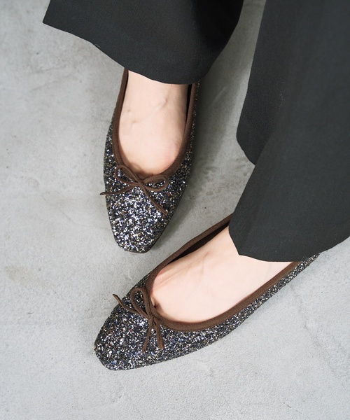 LE TALON(ルタロン)の「フレンチスクエアバレエ(バレエシューズ・レディース・ボルドー/ネイビー/ブルー/ピンク・25cm/25.5cm/24.5cm/24cm/23.5cm/23cm/22.5cm/26cm/21.5/22cm)」の6枚目の写真